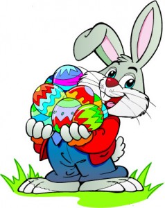 Easter Bunny trail. Visit us on the 25th, 26th and 28th of March 