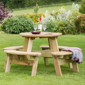Katie Round Picnic Table